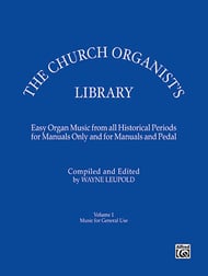 The Church Organist's Library Organ sheet music cover Thumbnail